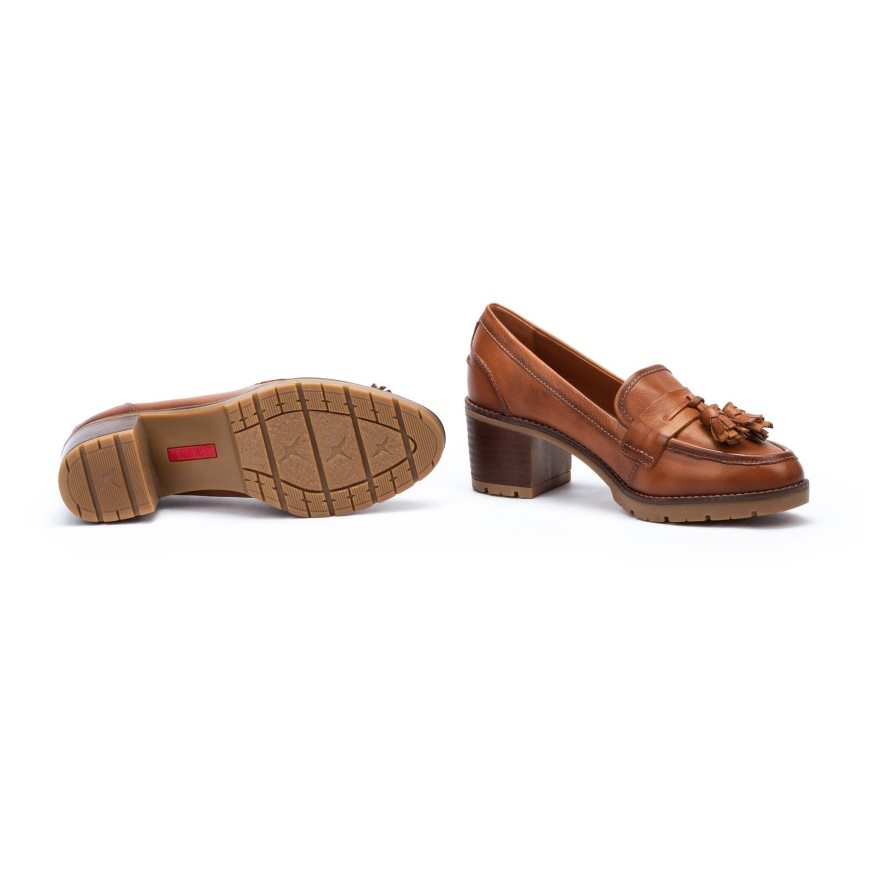 Women's Pikolinos LLANES Loafers Brown | NZ E2857A9